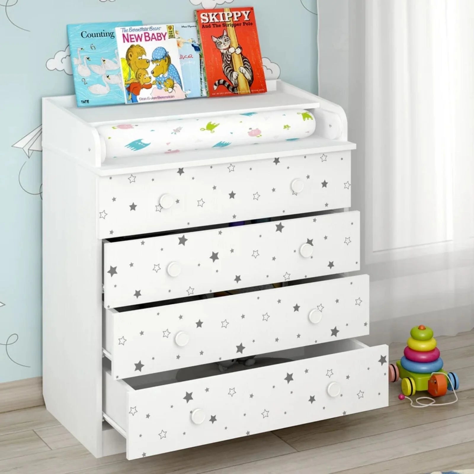 Shefa Kids 800 Changing Dresser - Starlight - ebebek - Black Friday