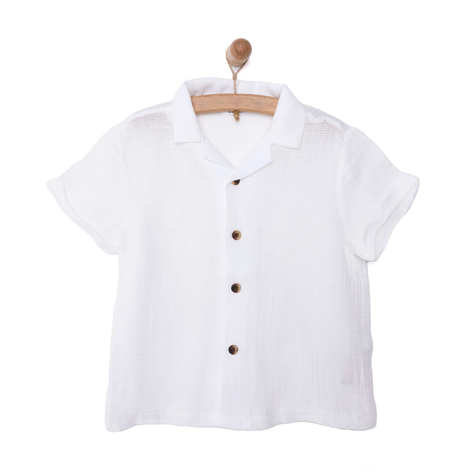 HelloBaby Boy Shirt - White - ebebek - Black Friday