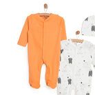 HelloBaby Newborn Footed Jumpsuit - Hat 2 Pcs - Orange - ebebek - Black Friday