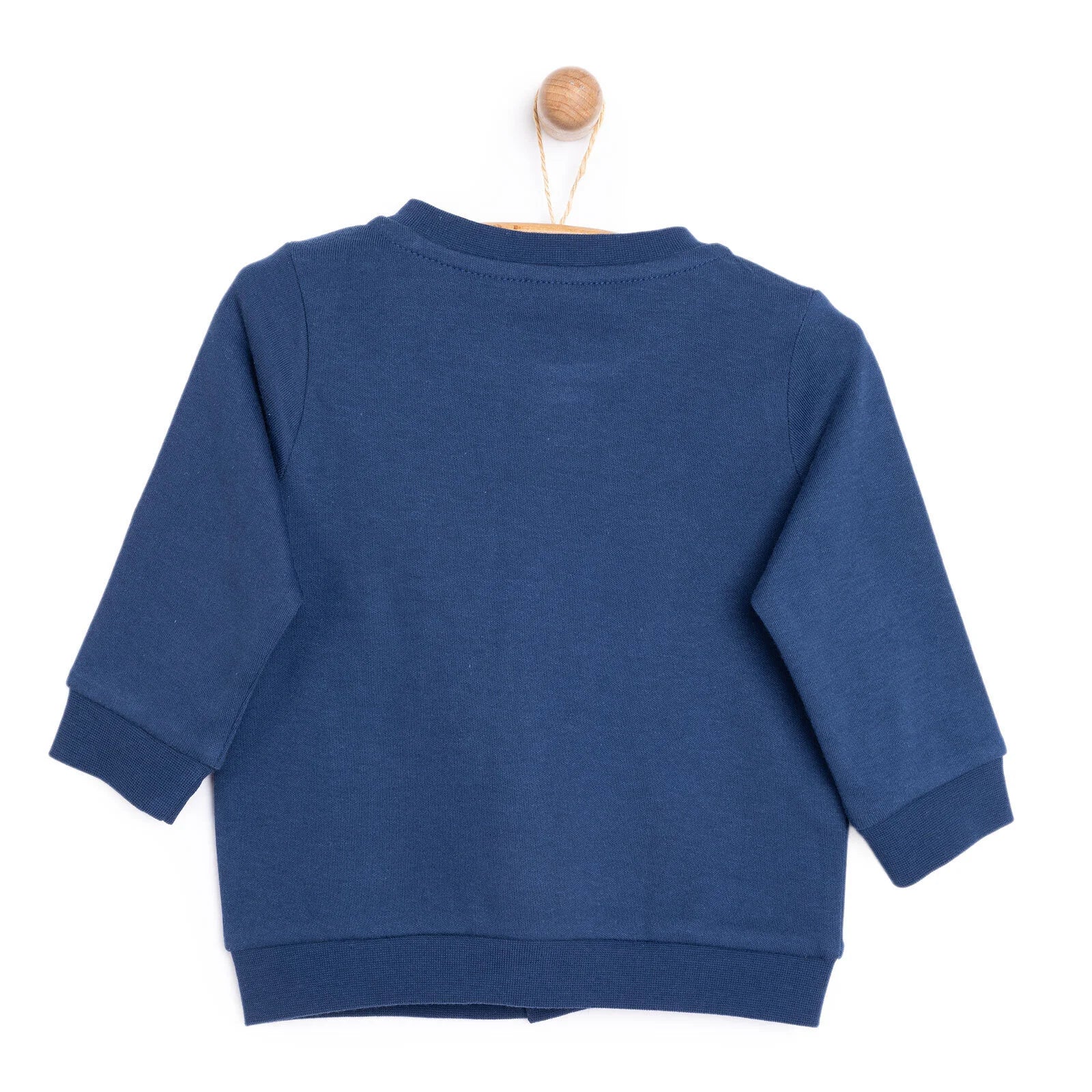 HelloBaby Basic Ribbed Cardigan - Dark Blue - ebebek - Black Friday