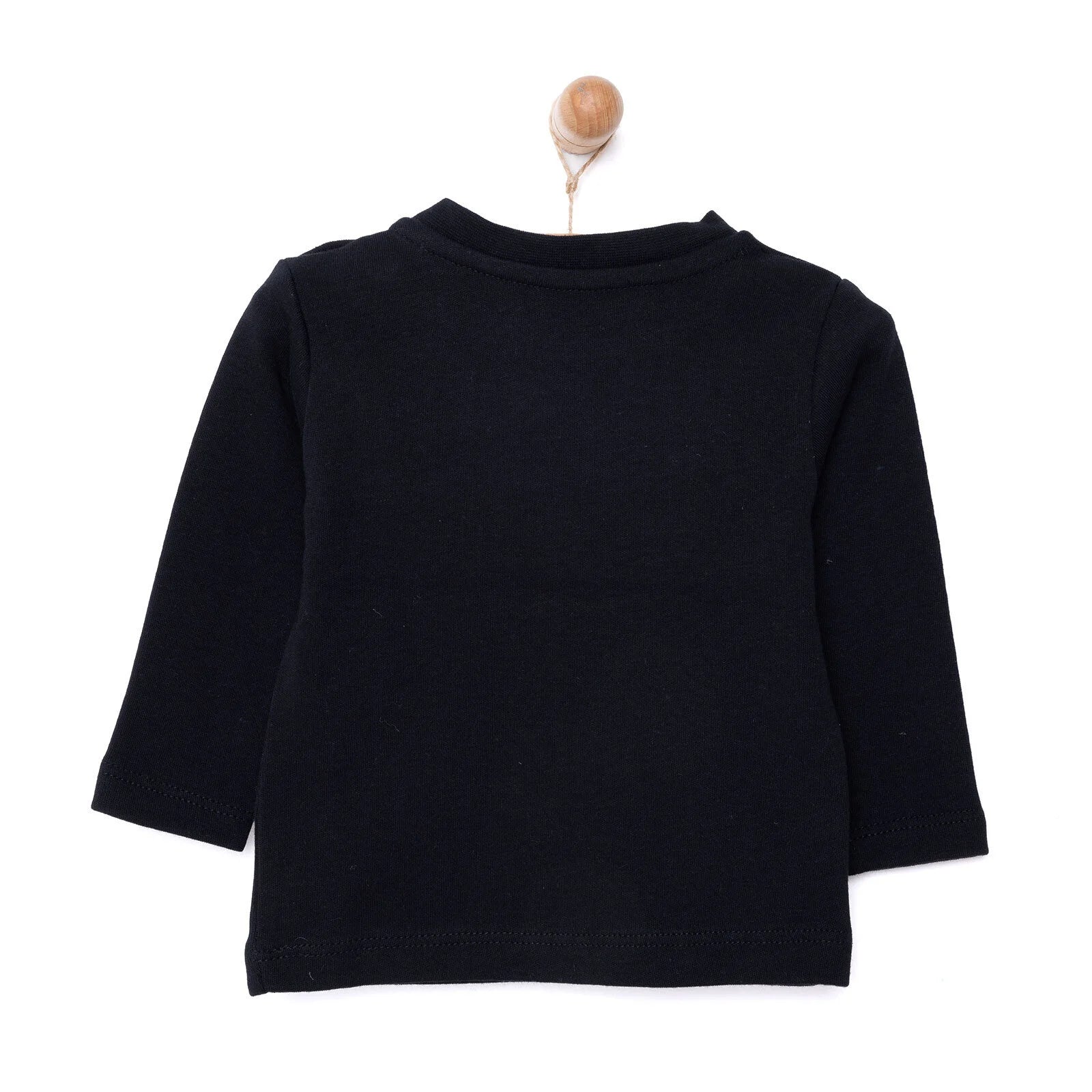 HelloBaby Basic Unisex Long Sleeve T-shirt - Black - ebebek - Black Friday