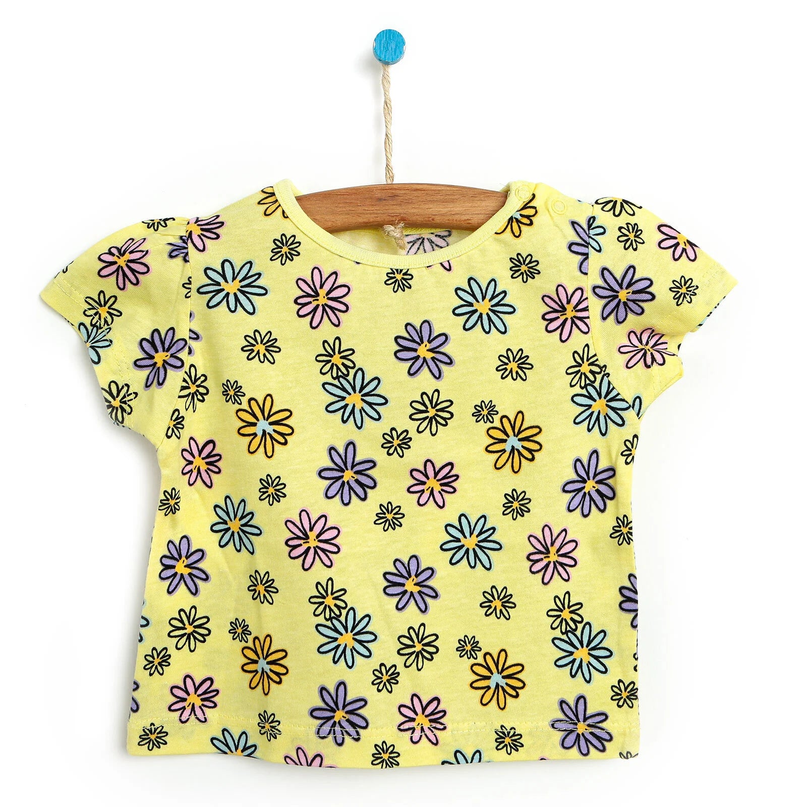 HelloBaby Basic Baby Girl Tshirt - Light Yellow - ebebek - Black Friday