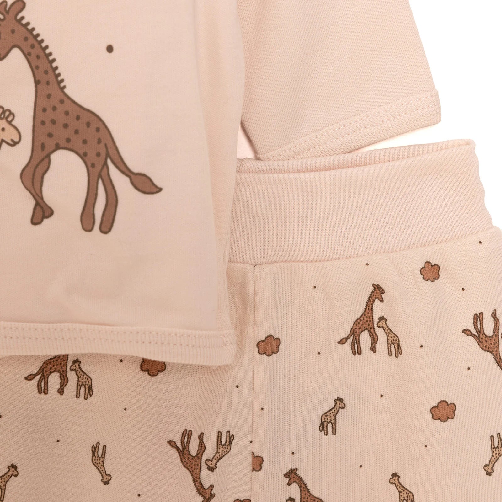 HelloBaby Unisex Top - Hat - Footed Bottom - Ecru - ebebek - Black Friday