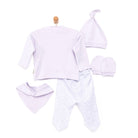 Bebbek Baby Girl 5 Pcs Newborn Gift Starter Set - Snow Melange - ebebek - Black Friday