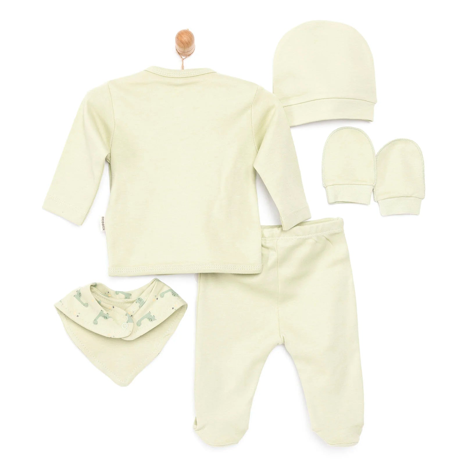Bebbek Baby Boy 5 Pcs Newborn Gift Starter Set - Dark Green - ebebek - Black Friday