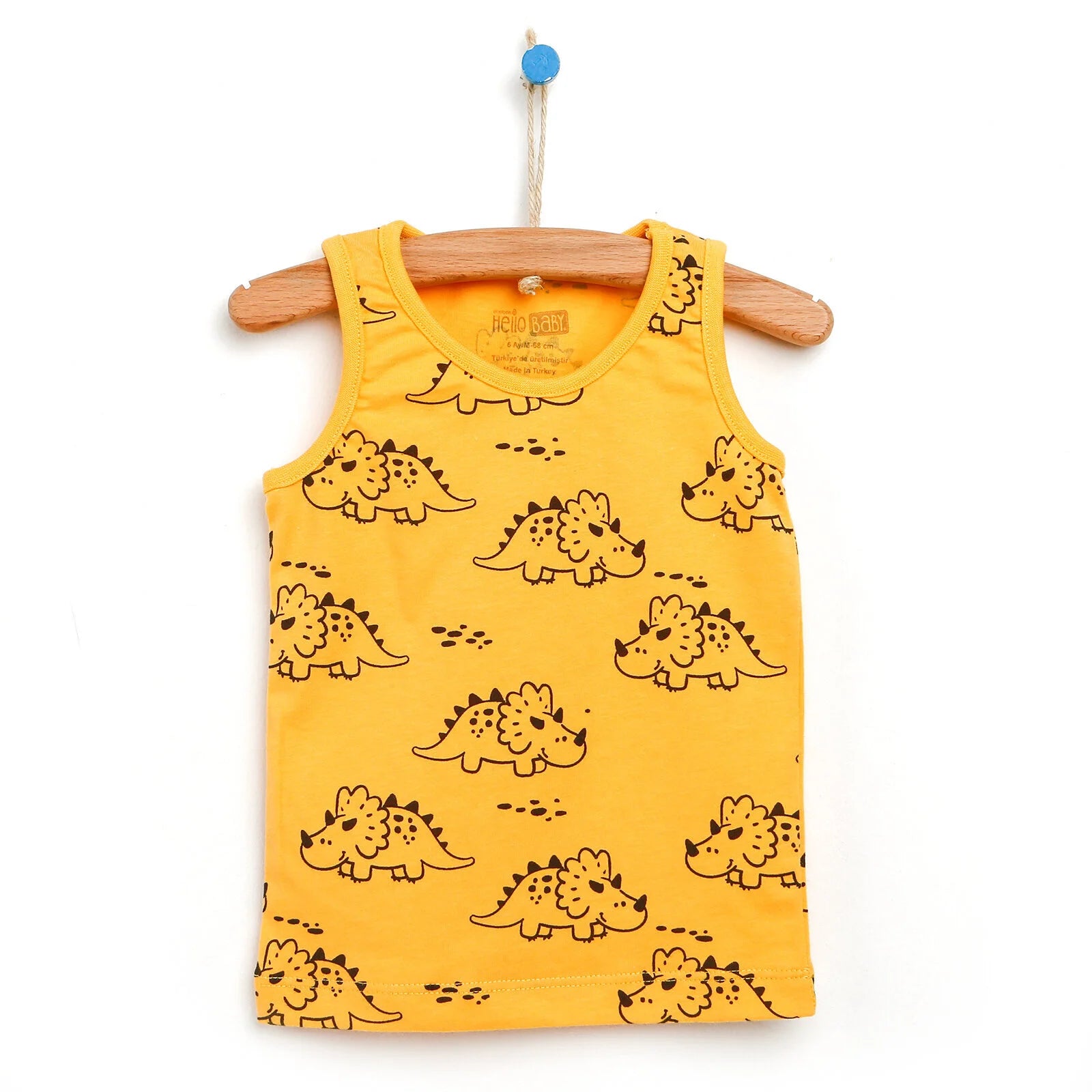 HelloBaby Basic Baby Boy Tank Top - Yellow - ebebek - Black Friday