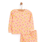 HelloBaby Girl Long Sleeve Pyjamas Set - Orange - ebebek - Black Friday