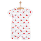 HelloBaby Newborn Boy Short Overalls - Ecru - ebebek - Black Friday