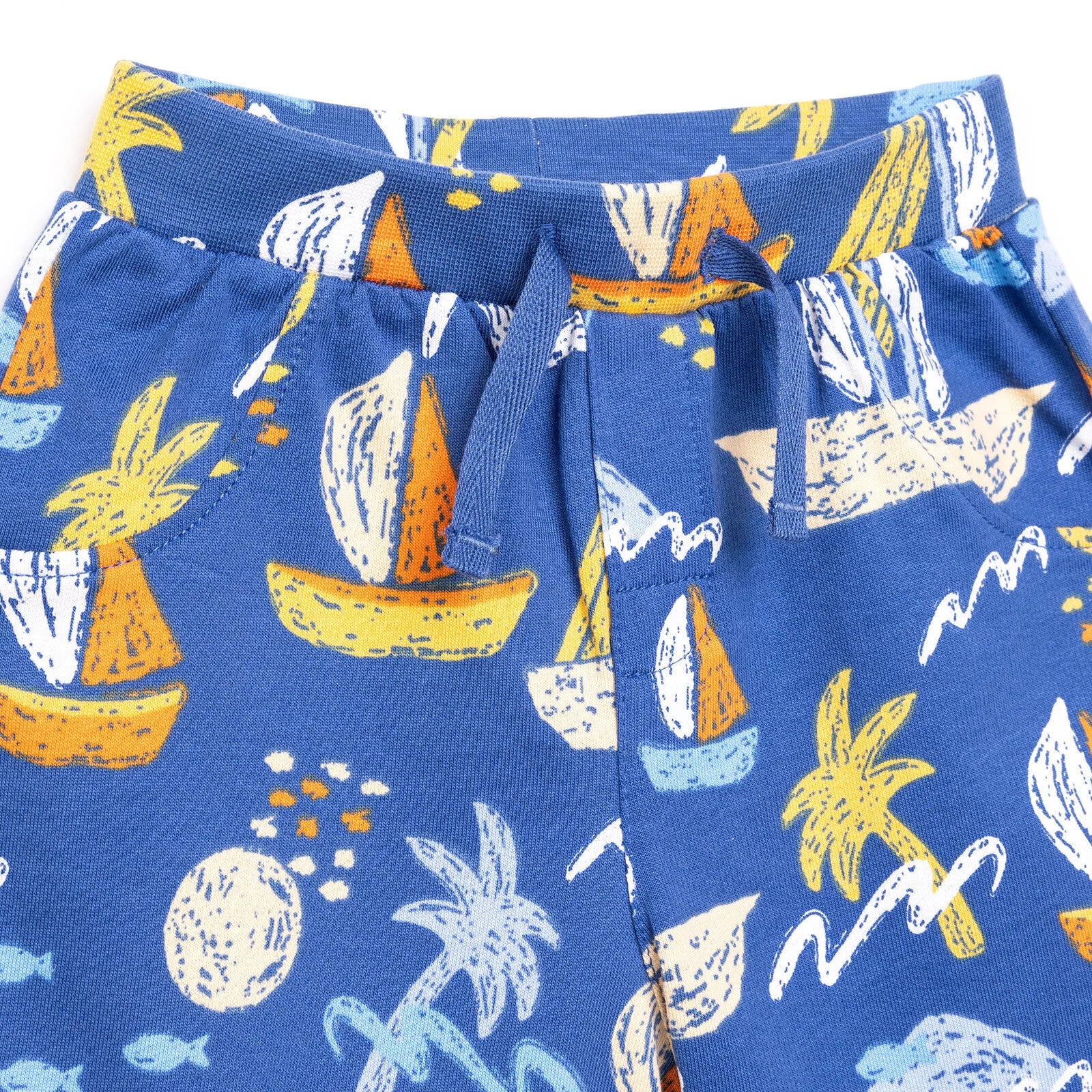 HelloBaby Little Sailor Boy Tshirt - Short - Indigo - ebebek - Black Friday