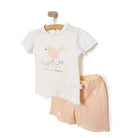Bebetto Cute Fairy Girl Tshirt - Short - Ecru - ebebek - Black Friday