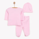 HelloBaby Newborn Organic Wrapover Top - Hat - Pink - ebebek - Black Friday