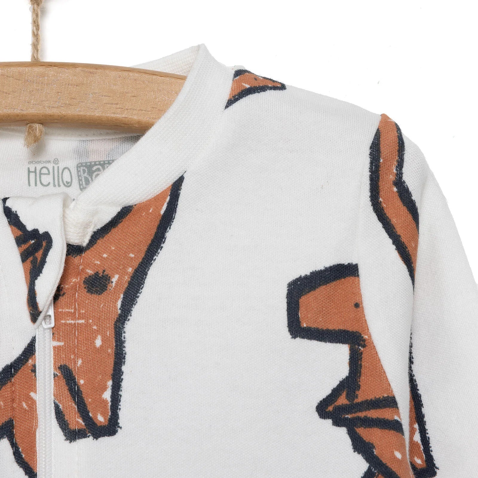 HelloBaby Newborn Unisex Jumpsuit - Ecru - ebebek - Black Friday