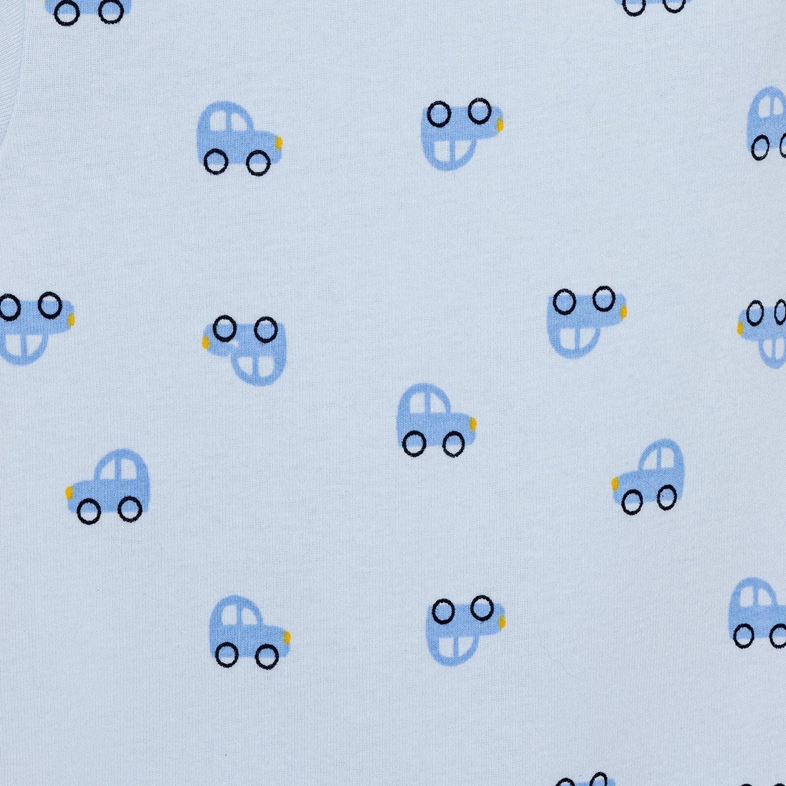 HelloBaby Boy Short Sleeve Bodysuit - Blue - ebebek - Black Friday