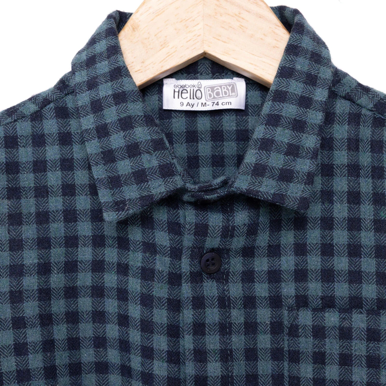 HelloBaby Nordic Forest Boy Shirt - Blue - ebebek - Black Friday