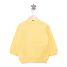 HelloBaby Basic Low Raised Cat Printed Sweatshirt - Light Yellow - ebebek - Black Friday