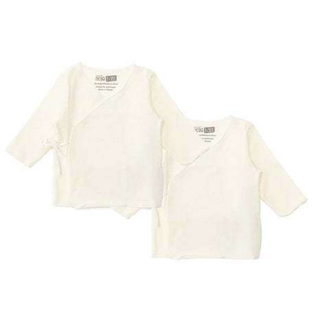 HelloBaby Wrapover Top 2 - Pack - Ecru - ebebek - Black Friday