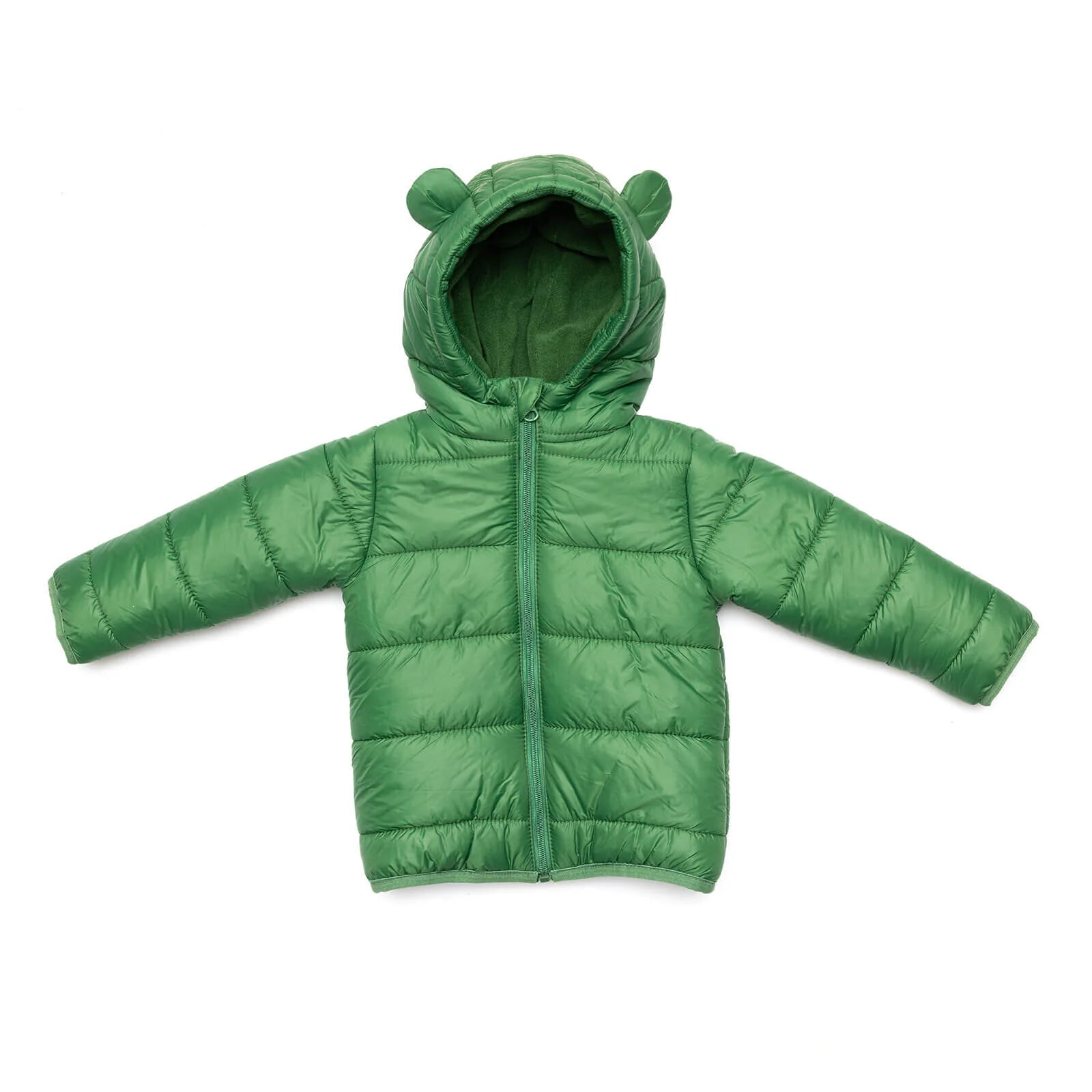HelloBaby Eared Hoodie Coat - Green - ebebek - Black Friday