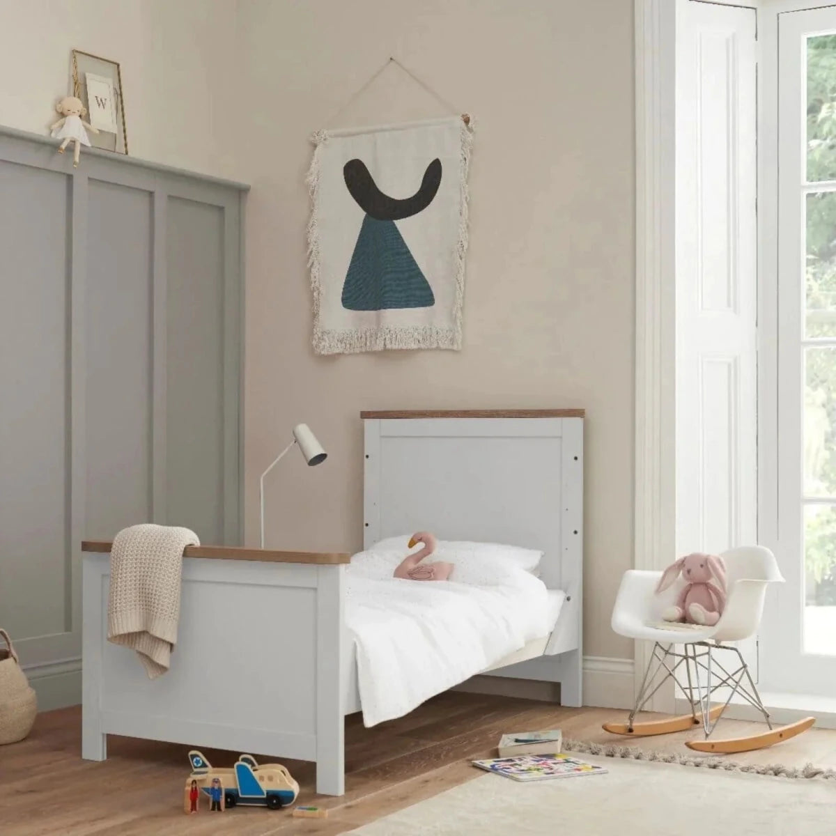 Tutti Bambini Verona 2 pcs Room Set - White/Oak White/Oak - ebebek