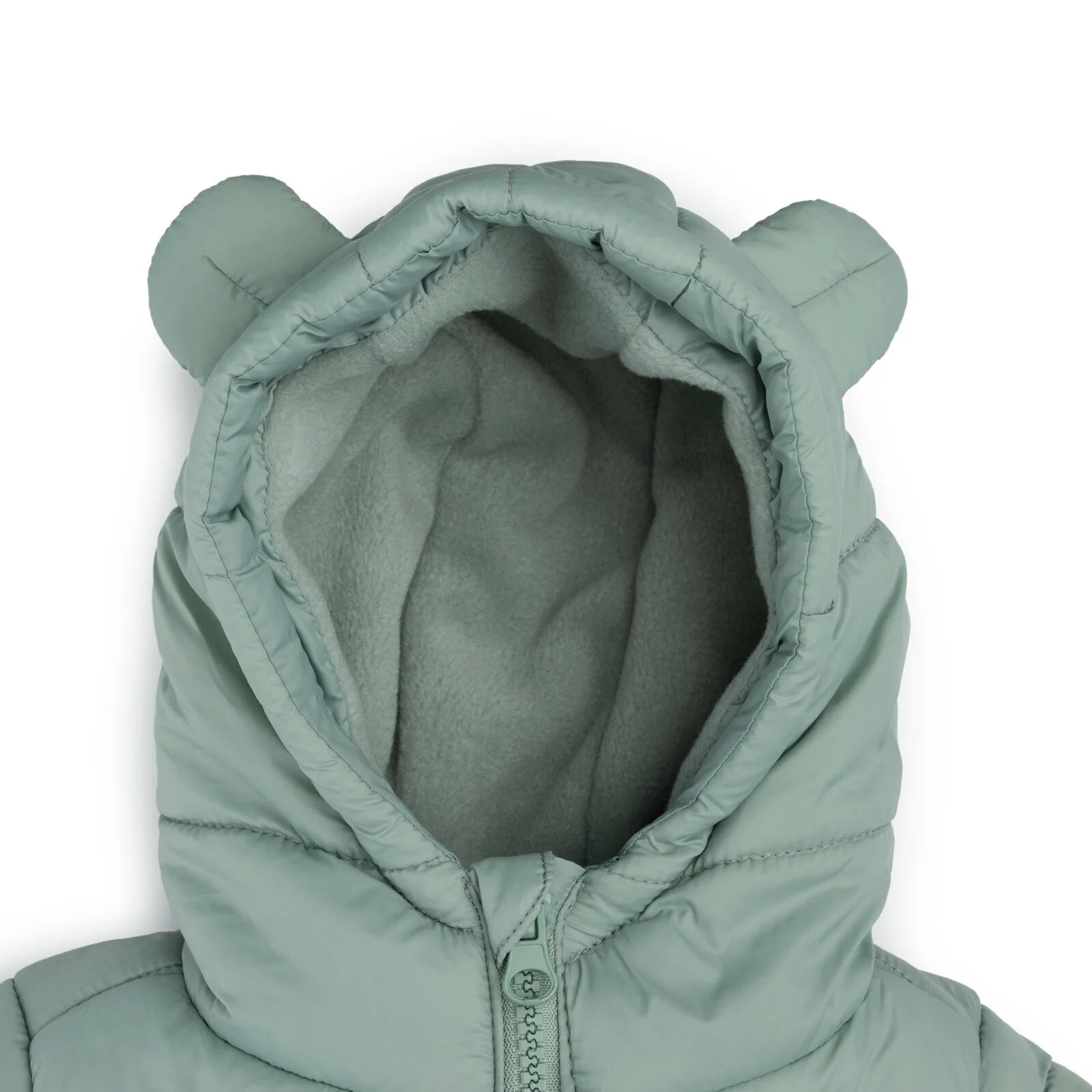 HelloBaby Basic Eared Hoodie Coat - Green - ebebek - Black Friday