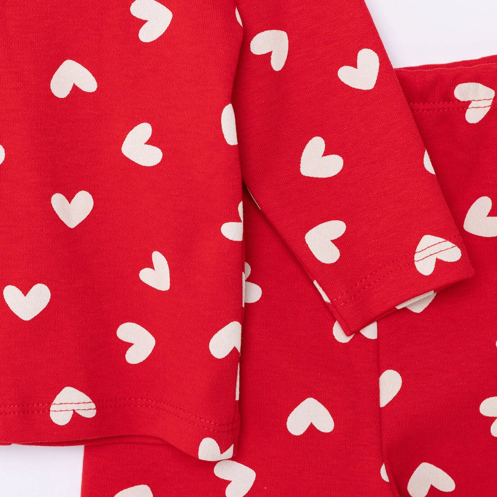 HelloBaby Girl Long Sleeve Pyjamas Set - Red - ebebek - Black Friday