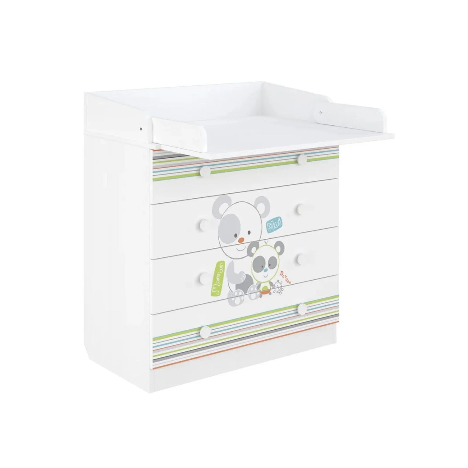 Shefa Kids 800 Changing Dresser - Pandas - ebebek - Black Friday