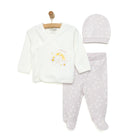 HelloBaby Boy Body - Footed Bottom - Ecru - ebebek - Black Friday