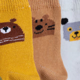 Baby Boy 5 - Pack Ankle Socks Dinosaur Print - Green Green - ebebek