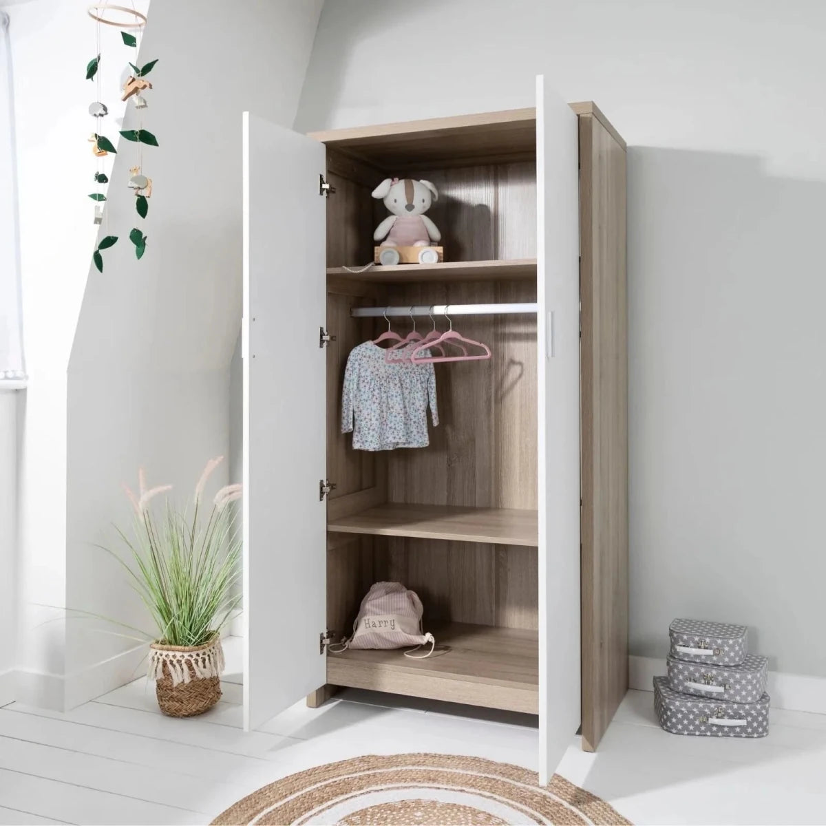 Tutti Bambini Modena 3 pcs Room Set - White/Oak White/Oak - ebebek
