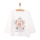 HelloBaby Baby Girl Long Sleeve T-shirt - Ecru - ebebek - Black Friday