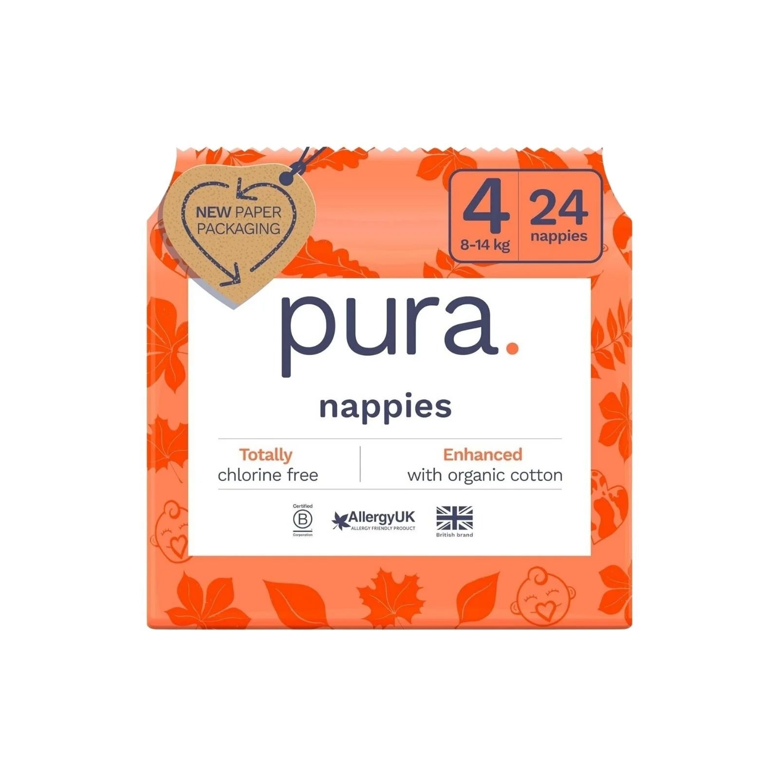 Pura Eco Nappy Size 4 - 24 nappies - ebebek - Black Friday