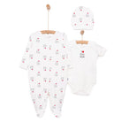 HelloBaby Newborn Baby Mom&Dad Jumpsuit - Ecru - ebebek - Black Friday