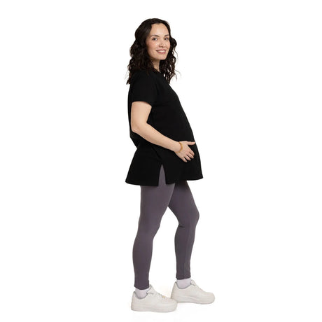 Baby Mom Mom Maternity Leggings - Anthracite Anthracite - ebebek