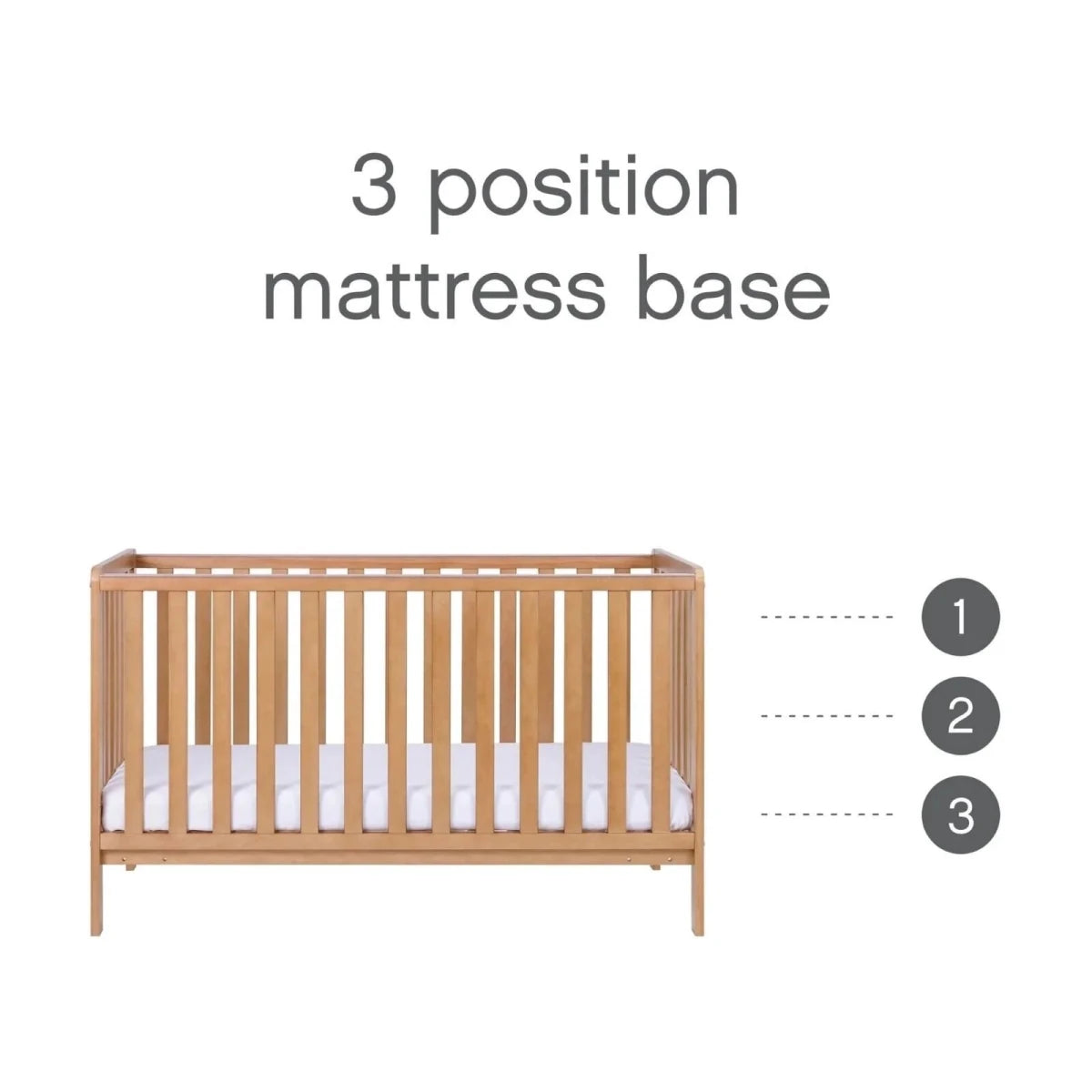 Tutti Bambini Malmo Cot Bed with Rio 2 pcs Furniture Set - Dove Grey/Oak Dove Grey/Oak - ebebek - Christmas