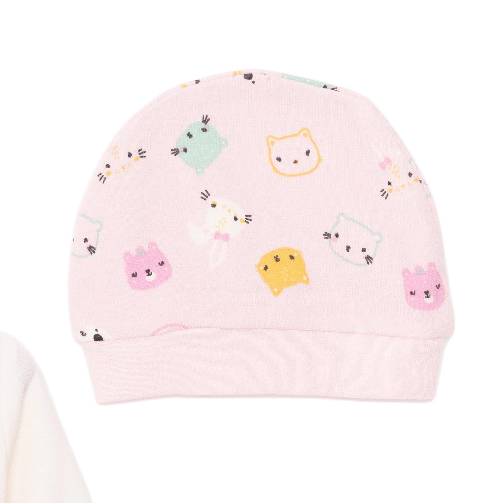 HelloBaby Newborn Baby Top - Hat - Footed Bottom - Ecru - ebebek - Black Friday