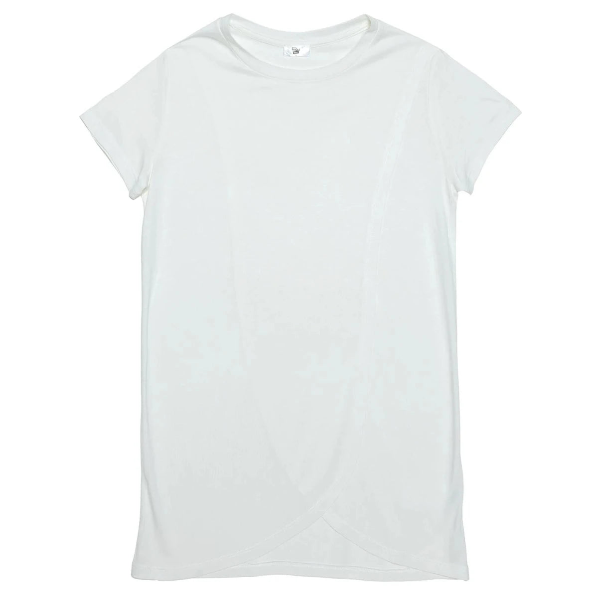Mother Maternity Short - Sleeve T-Shirt Crew Neck - Ecru Ecru - ebebek