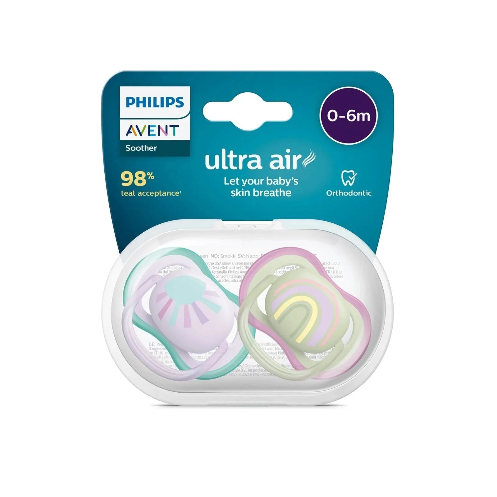 Philips Avent Ultra Air Soother 0 - 6 months Pack of 2 - ebebek - Black Friday