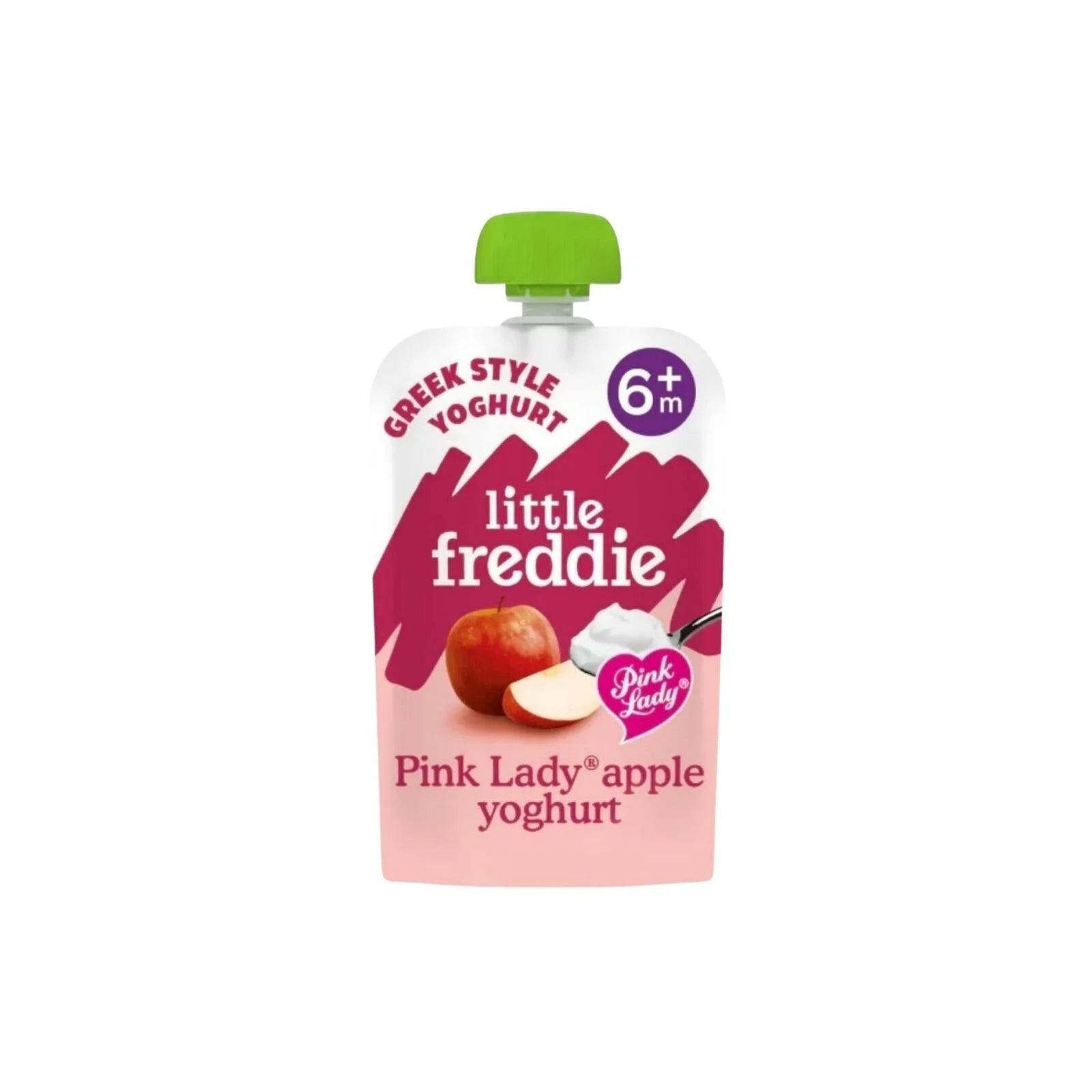 Little Freddie Organic Pink Lady Apple Greek Style Yoghurt Baby Food Pouch 6+ months 100g - ebebek - Black Friday