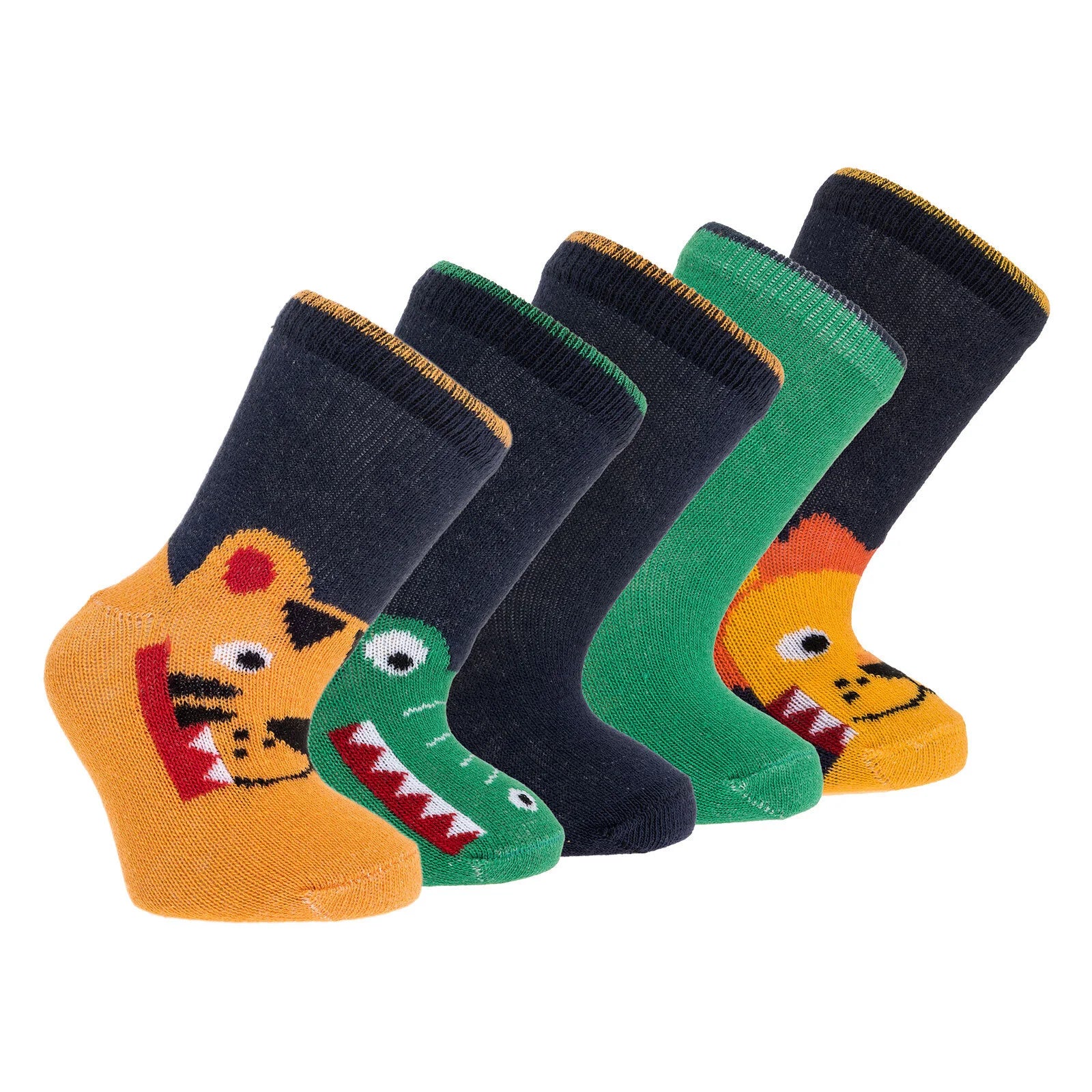 HelloBaby Baby Boy Socks 5 Pcs - Orange - ebebek - Black Friday