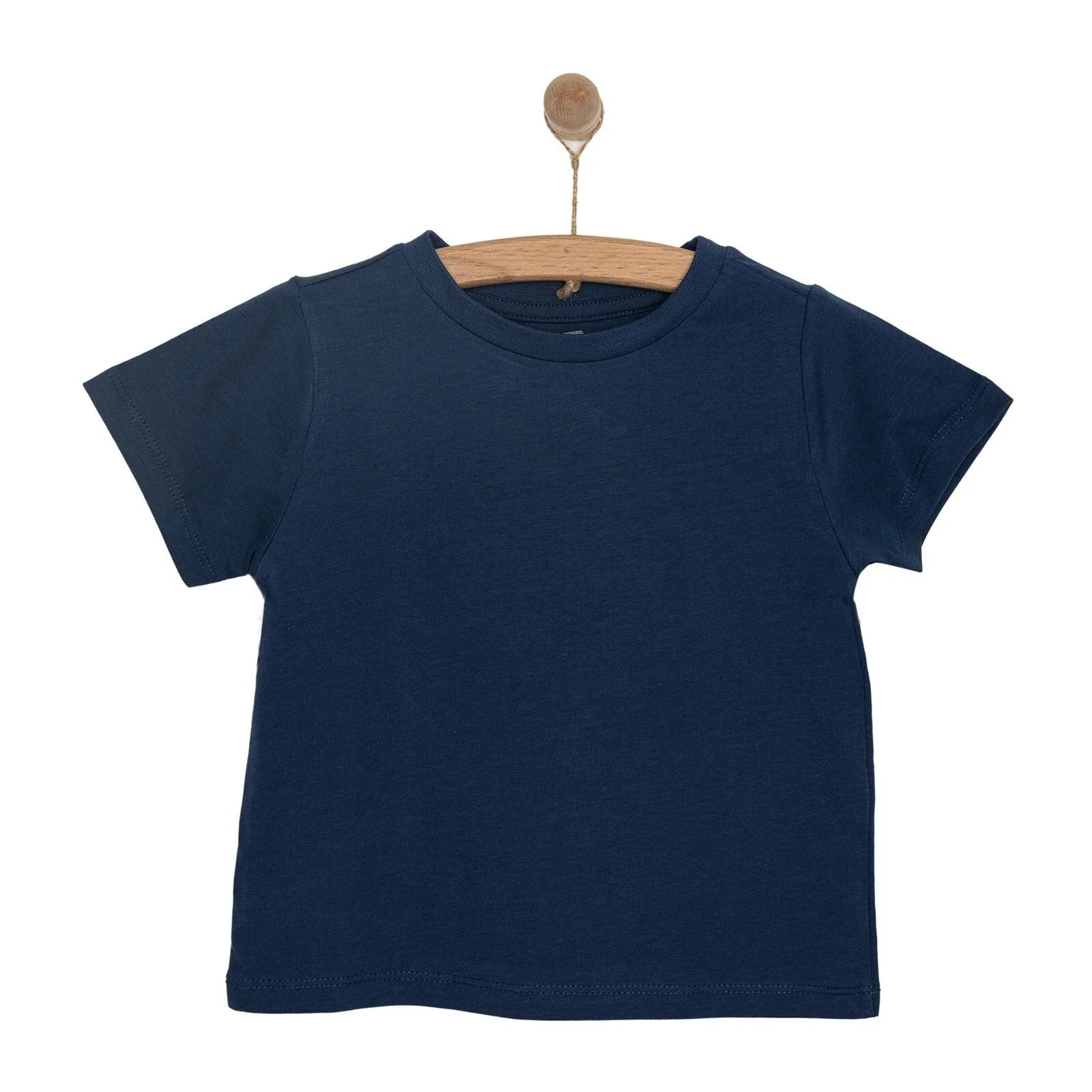 HelloBaby Baby Boy Basic Tshirt - Navy Blue - ebebek - Black Friday