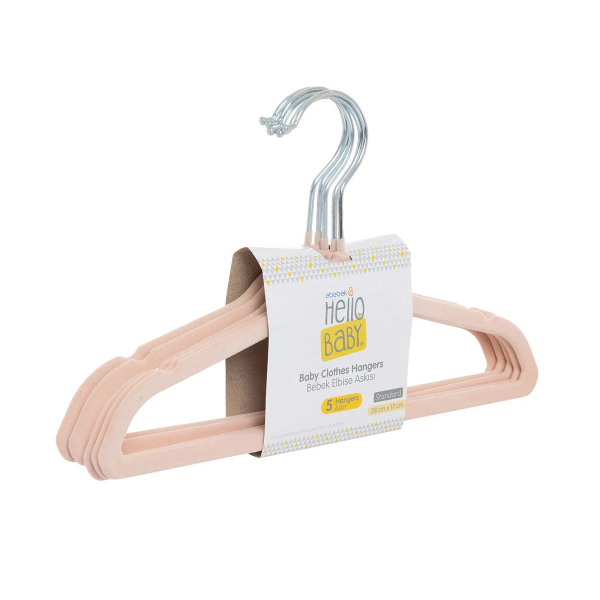 HelloBaby Girls Clothes Hanger - Light Pink Light Pink - ebebek