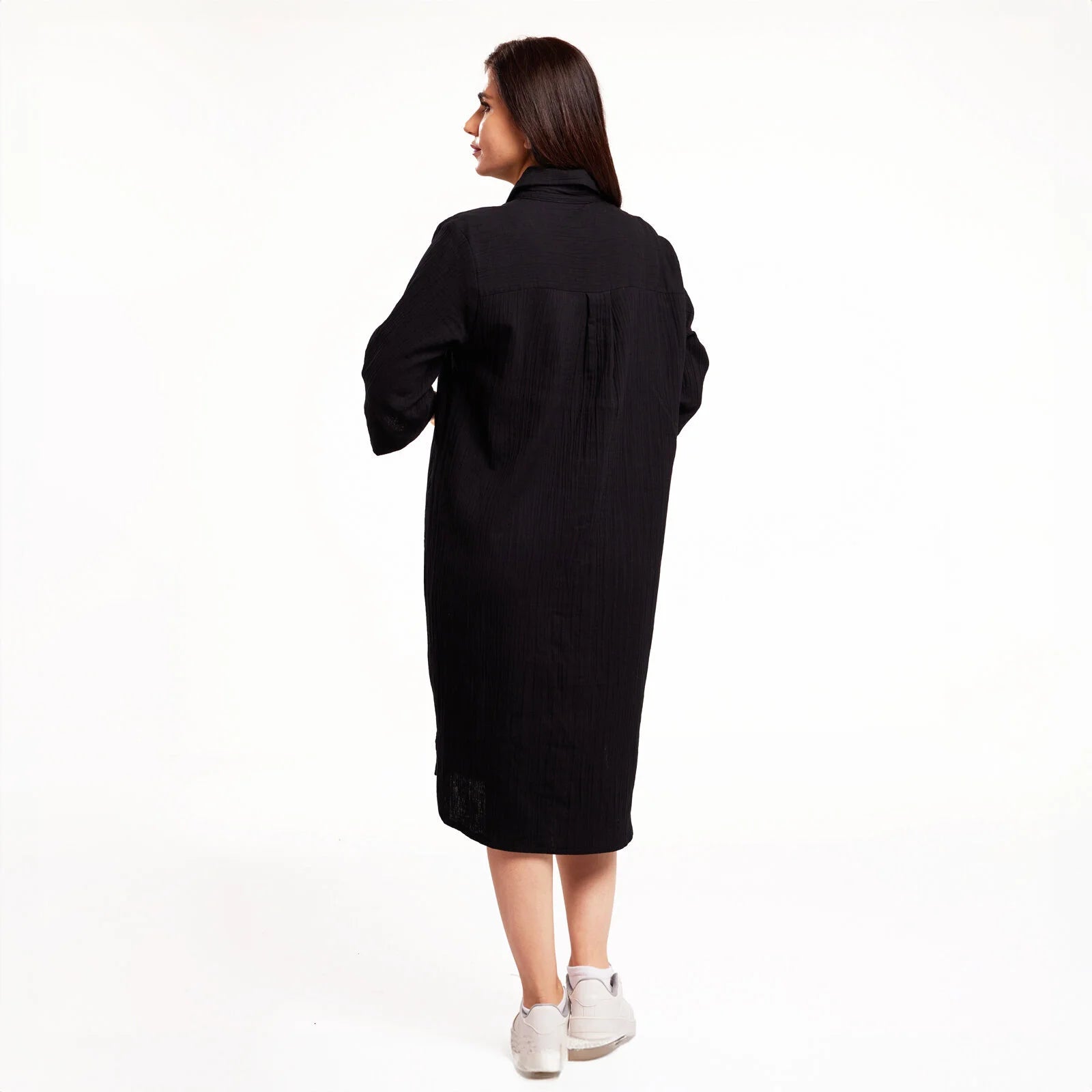 baby mom Muslin Maternity Dress - Black - ebebek - Black Friday