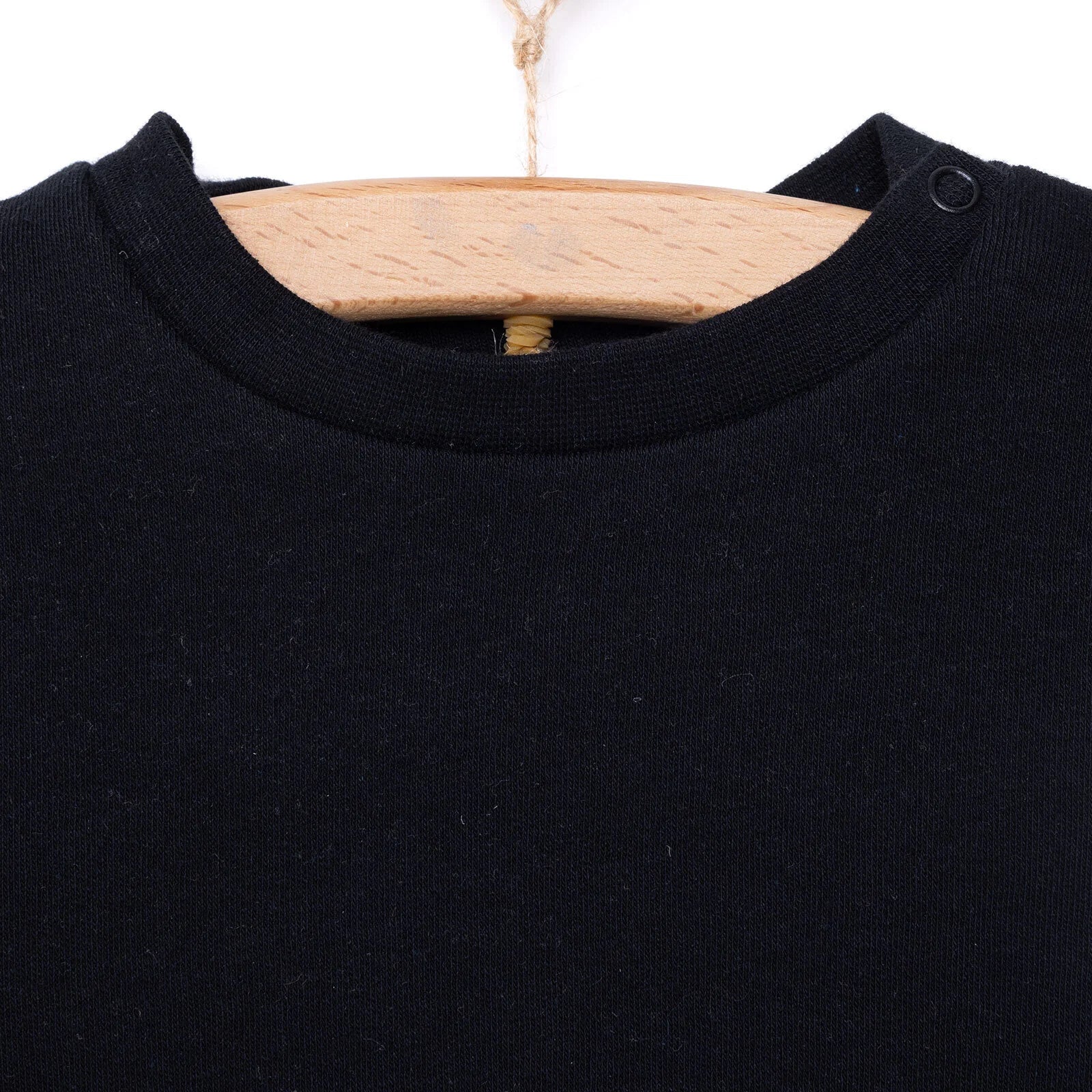 HelloBaby Basic Unisex Long Sleeve T-shirt - Black - ebebek - Black Friday