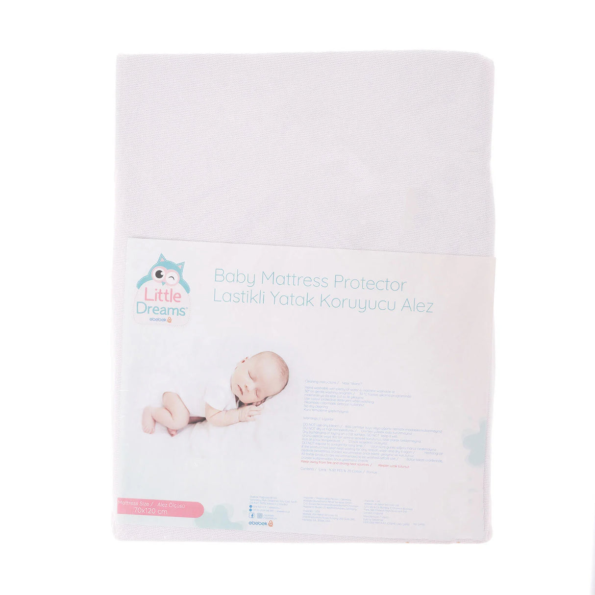 Little Dreams Unisex Undersheet - White - ebebek - Black Friday