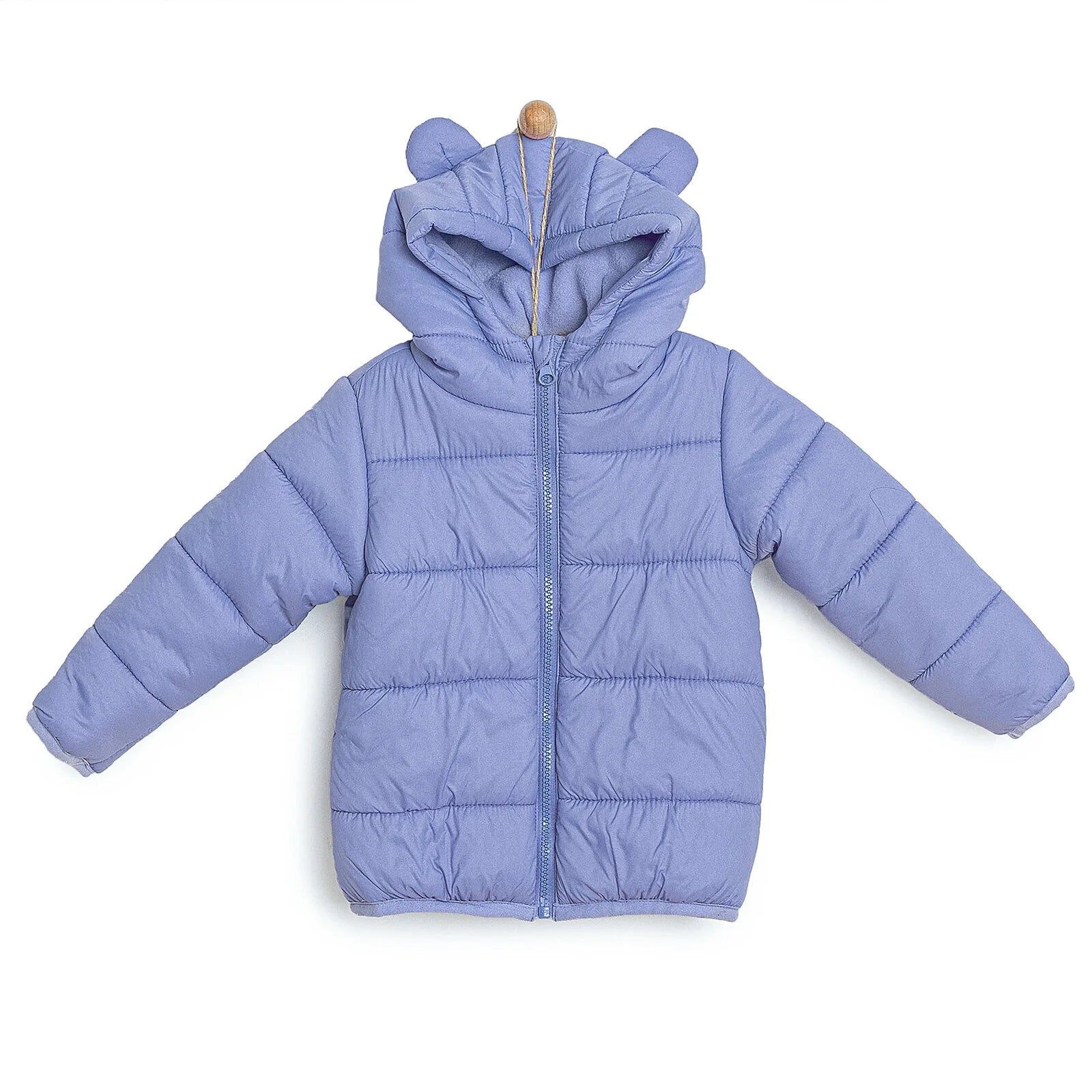 HelloBaby Basic Eared Hoodie Coat - Purple - ebebek - Black Friday