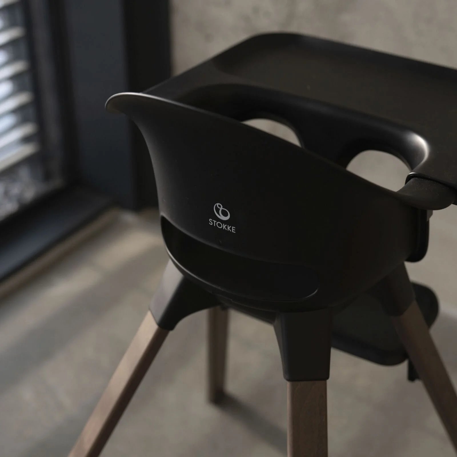 Stokke Clikk Highchair - Black/Warm Brown - ebebek - Black Friday