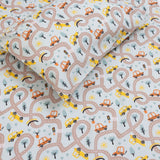 Baby Boy Sheet Set Vehicle Print - Green Green - ebebek