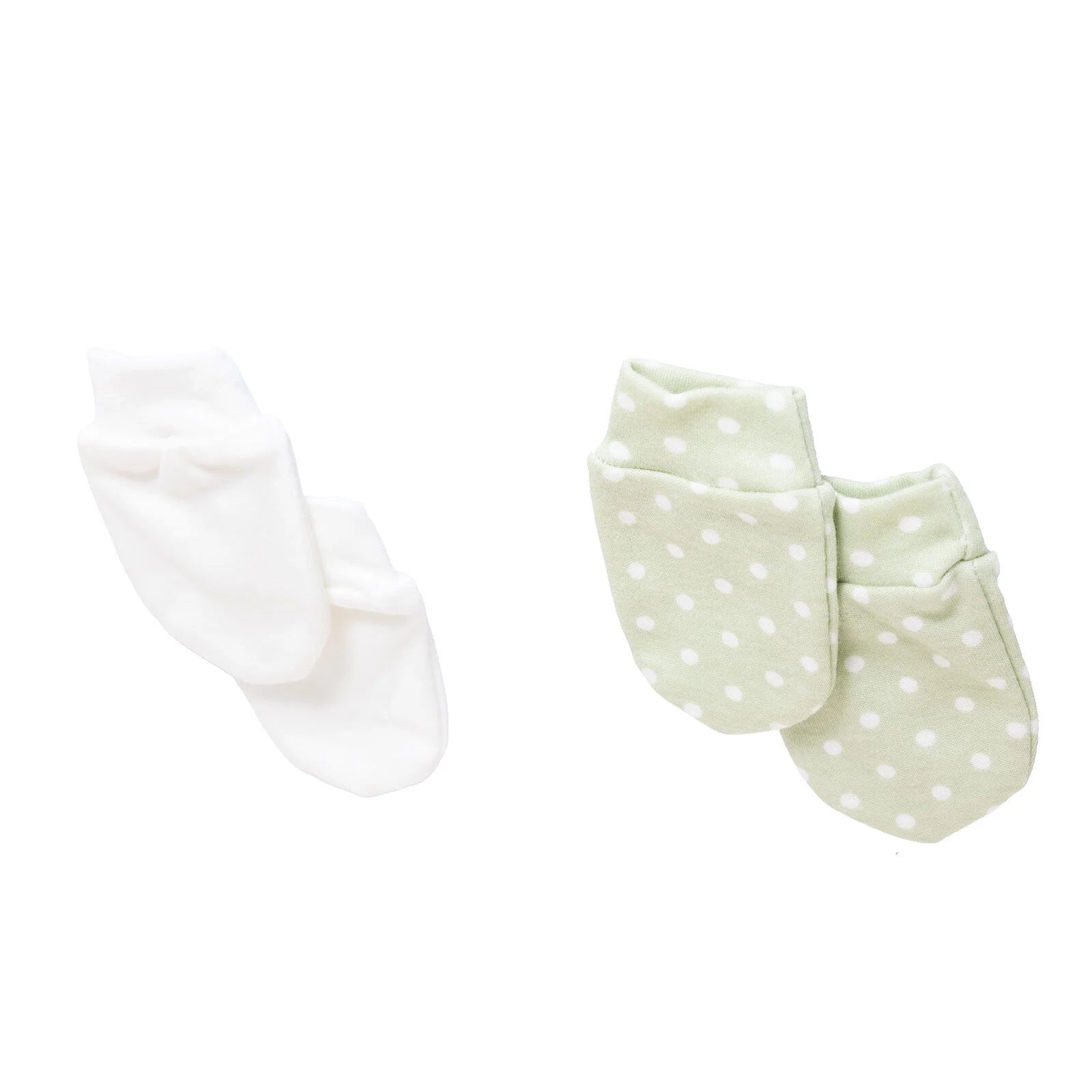 HelloBaby Newborn Mittens - Green Printed - ebebek - Black Friday