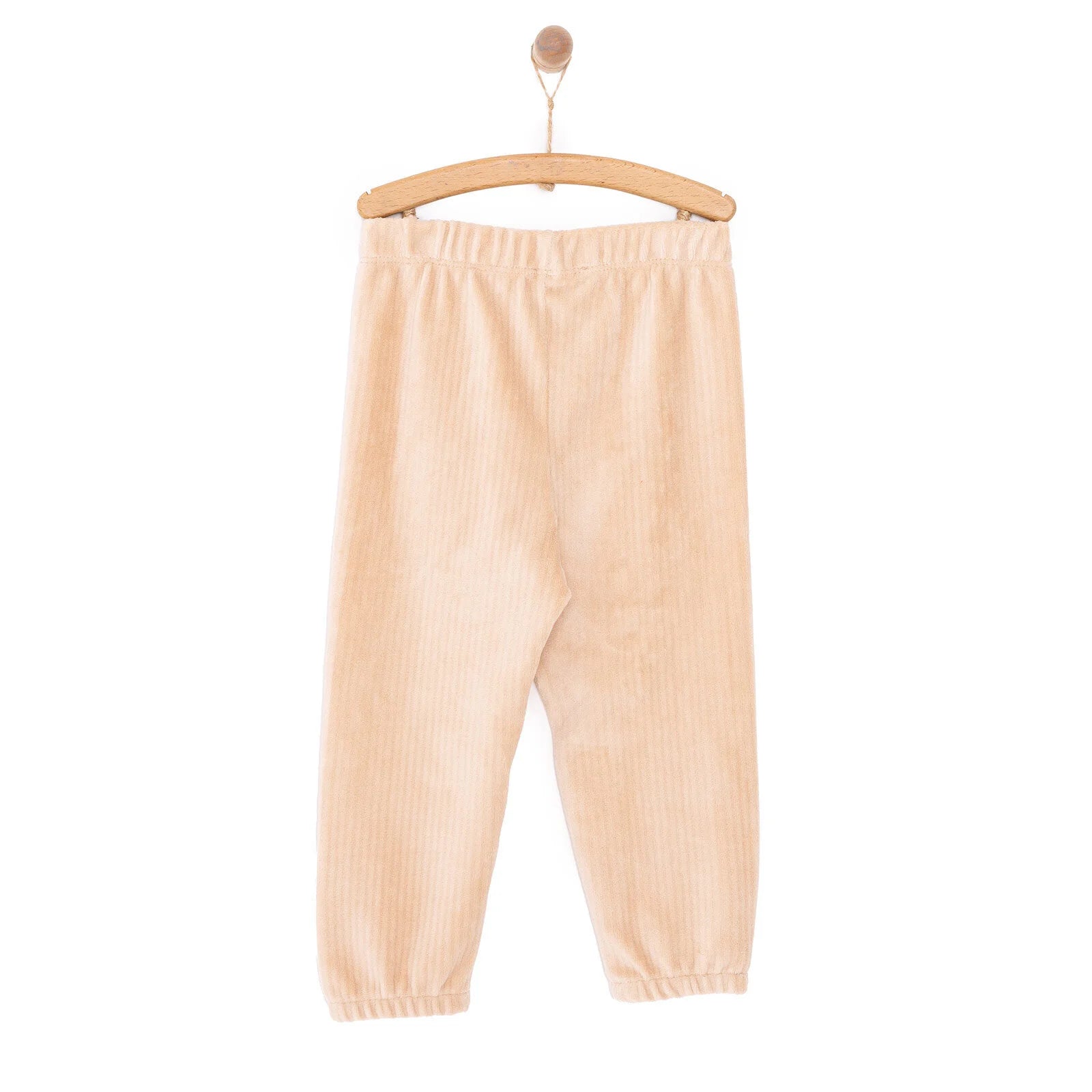 HelloBaby Basic Boy Velvet Joggers - Ecru - ebebek - Black Friday