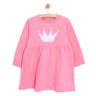 HelloBaby Basic Girl Knitted Ruffled Dress - Pink - ebebek - Black Friday