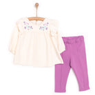 HelloBaby Baby Girl Blouse - Tights - Beige - ebebek - Black Friday